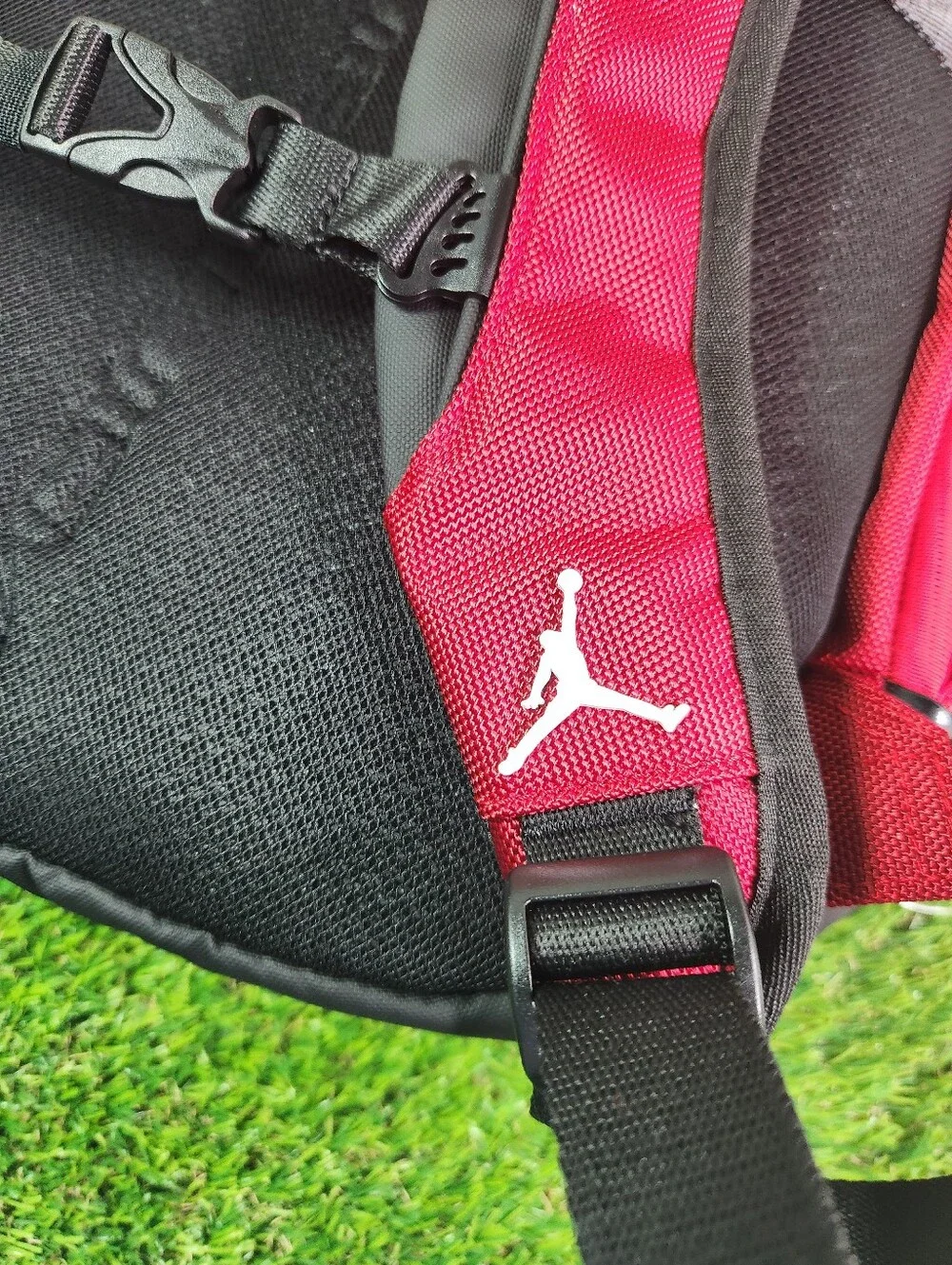 Air Jordan Unixes Sport Backpack Red Black White MA0945-R78 (32.9L)  NWT